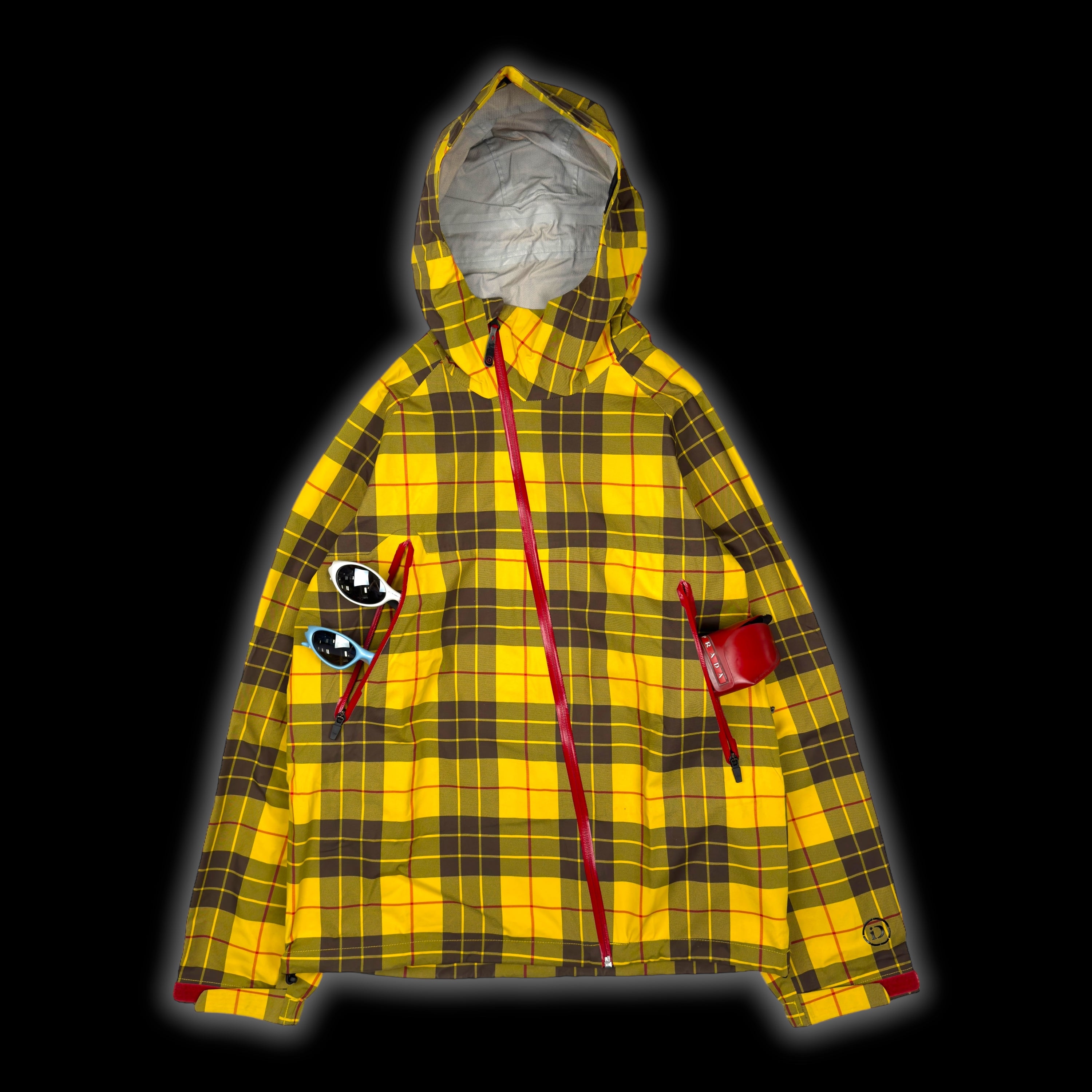 iDIOM SLANT 2.5L ASYMMETRIC JACKET - YELLOW TARTAN