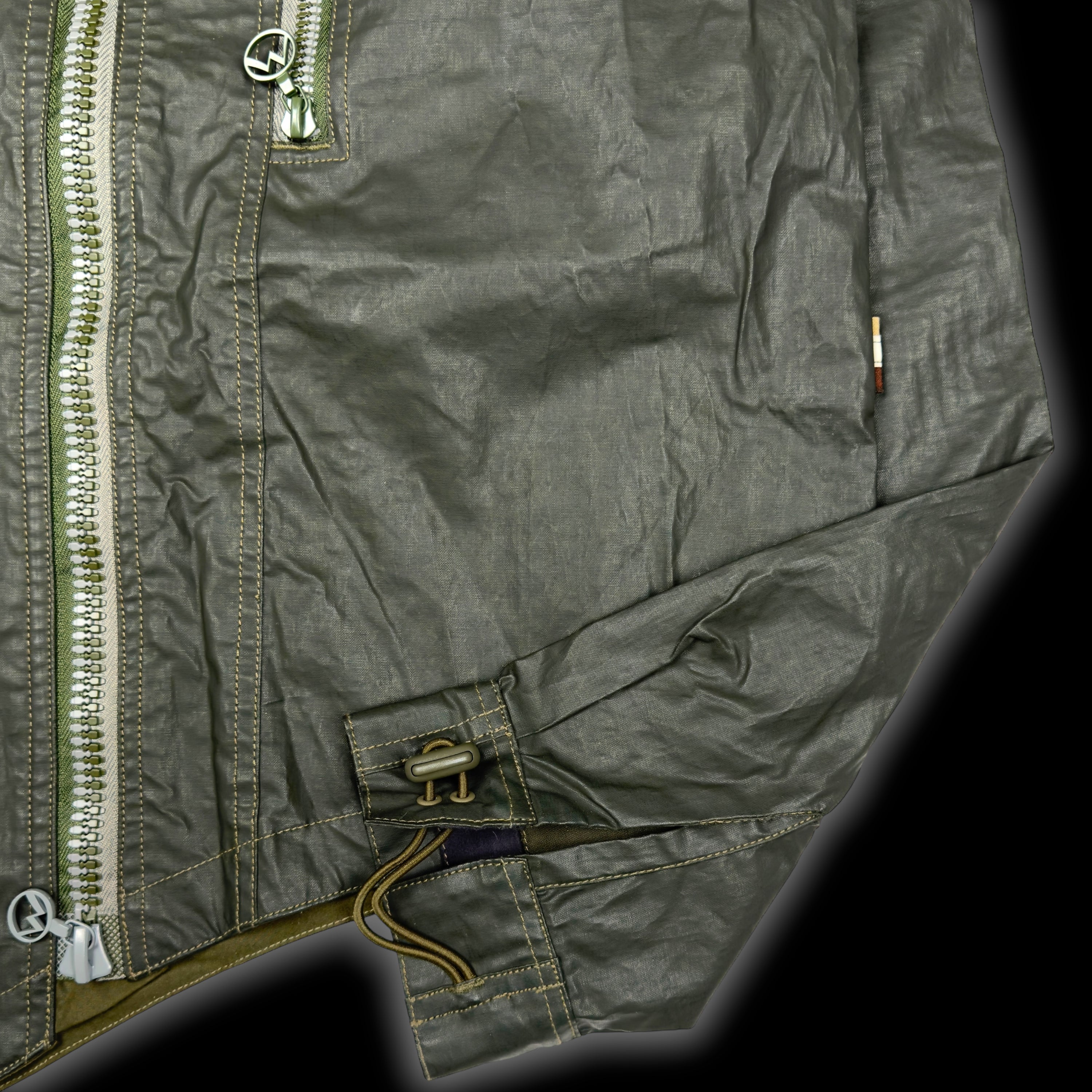 FW99/00 ASYMMETRIC SHOWER REPELLENT JACKET