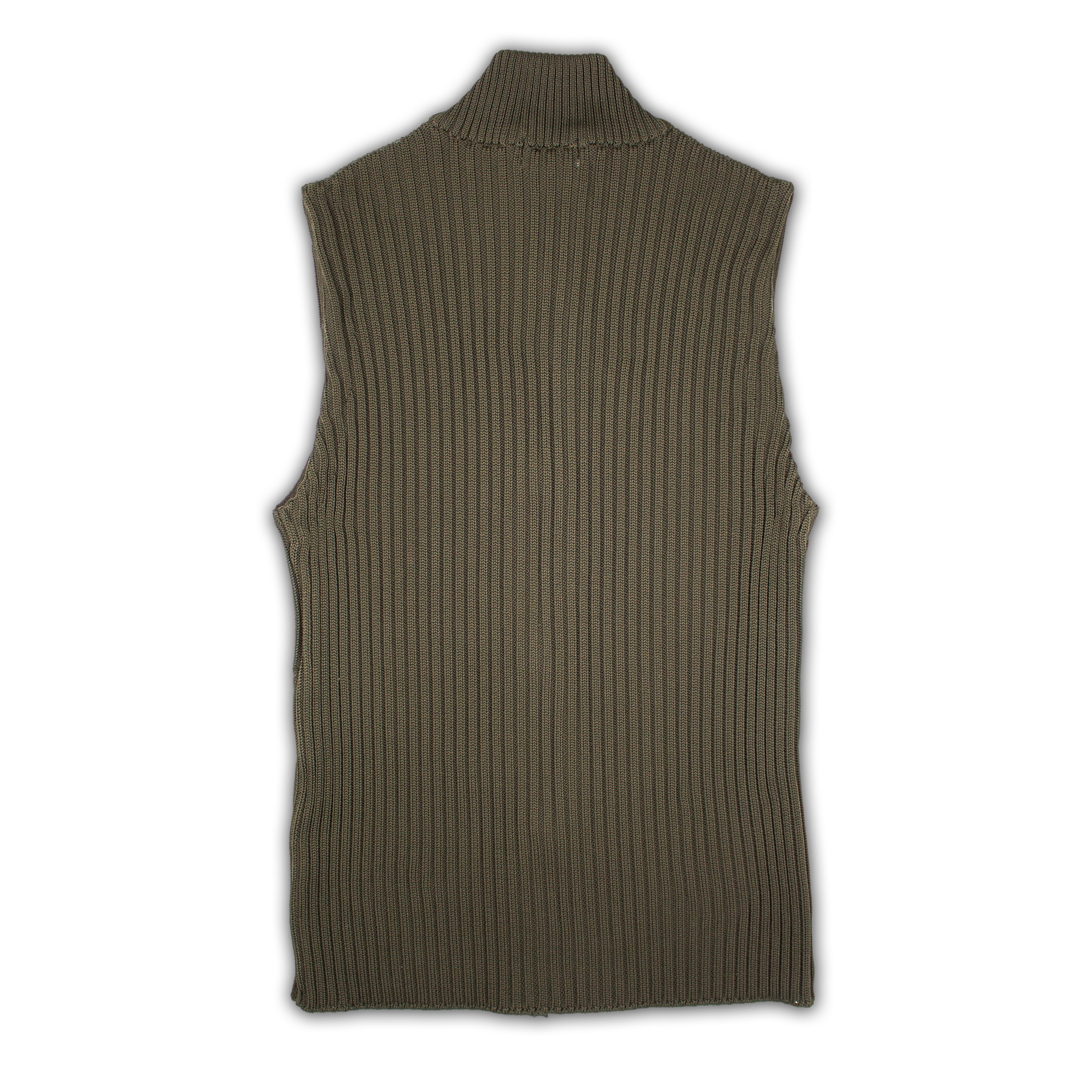 ASYMMETRIC STITCH KNITTED VEST