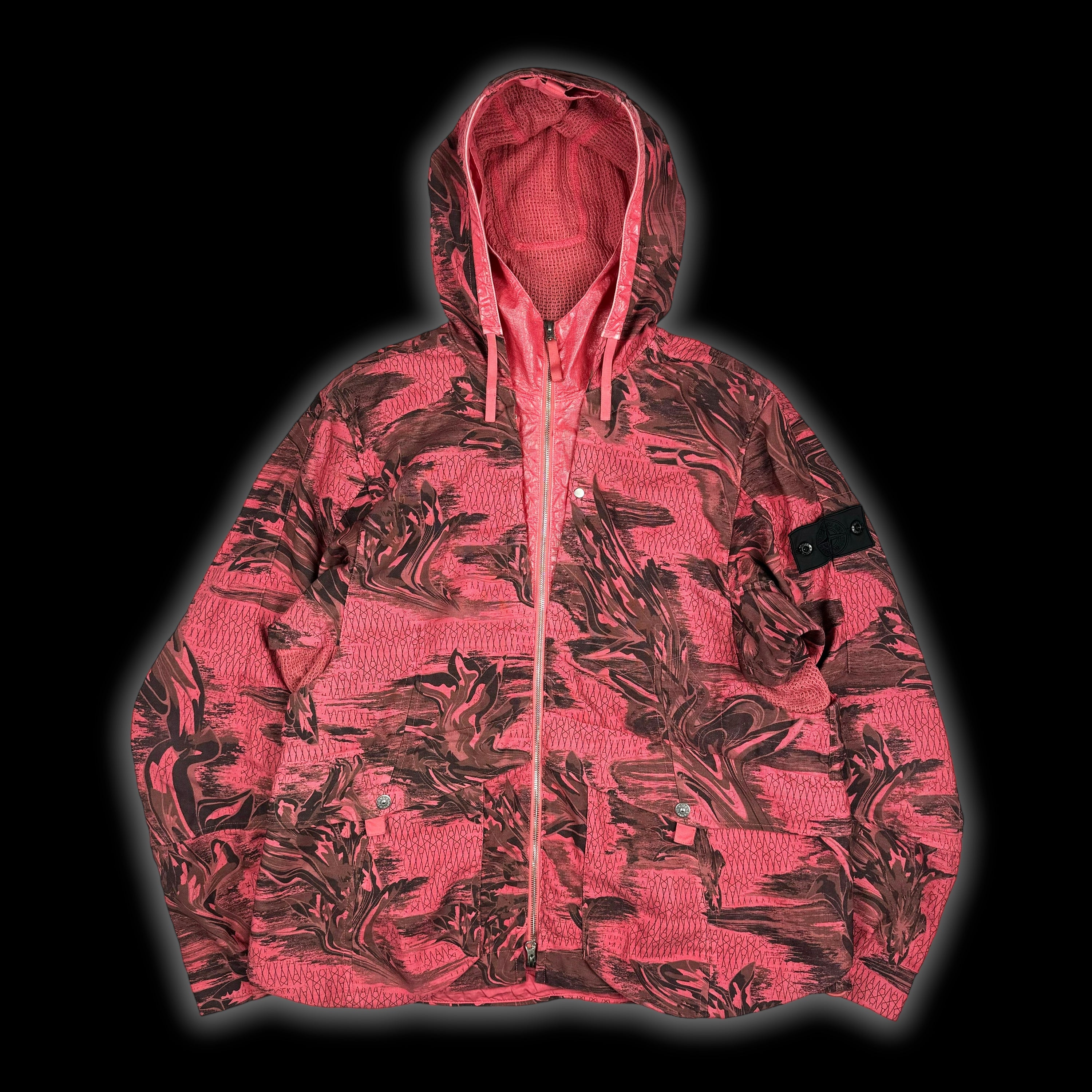 SS22 PRINTED LINEN CORDURA TC JACKET