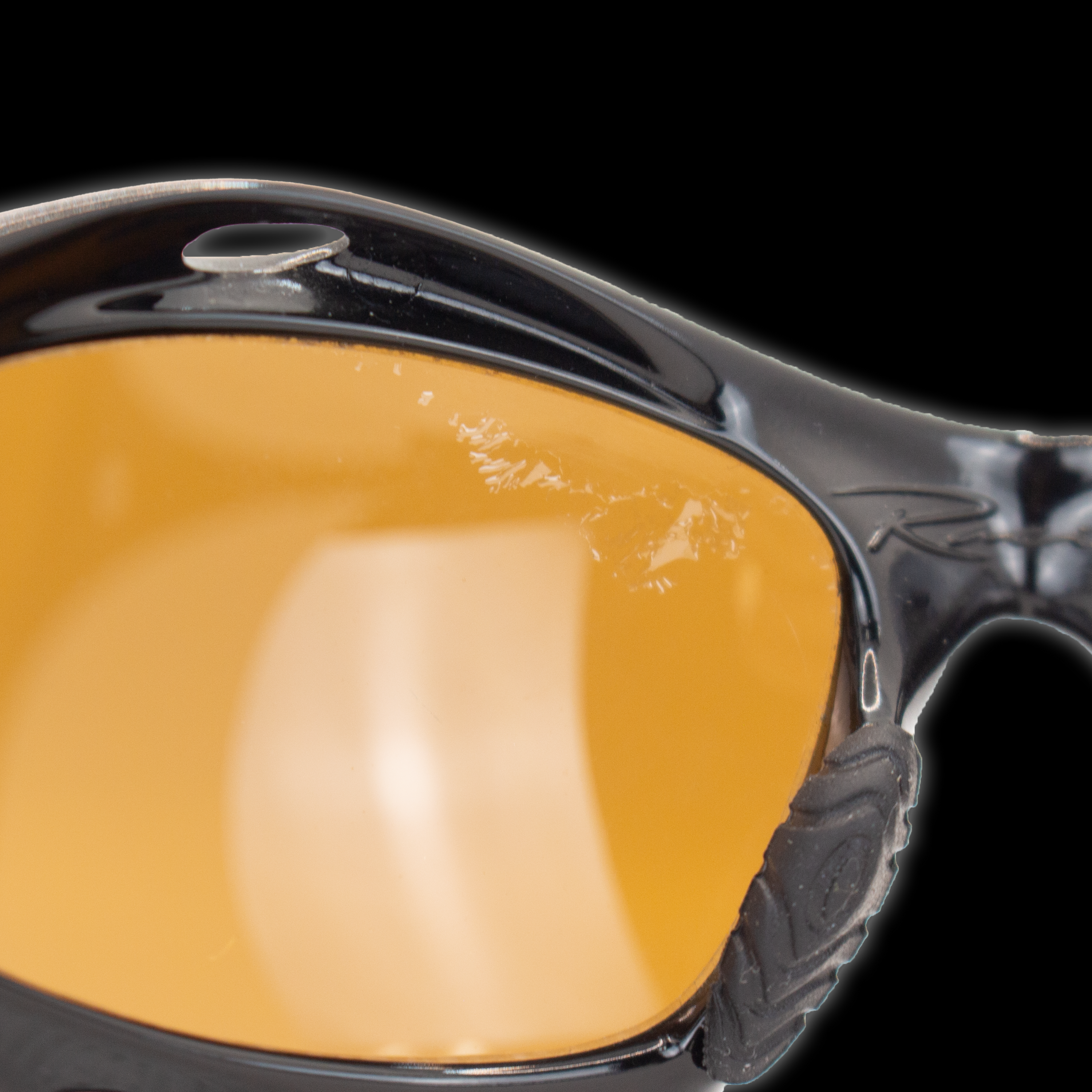 RACING JACKET (GEN 1) (BLACK W/ GOLD IRIDIUM LENSES)