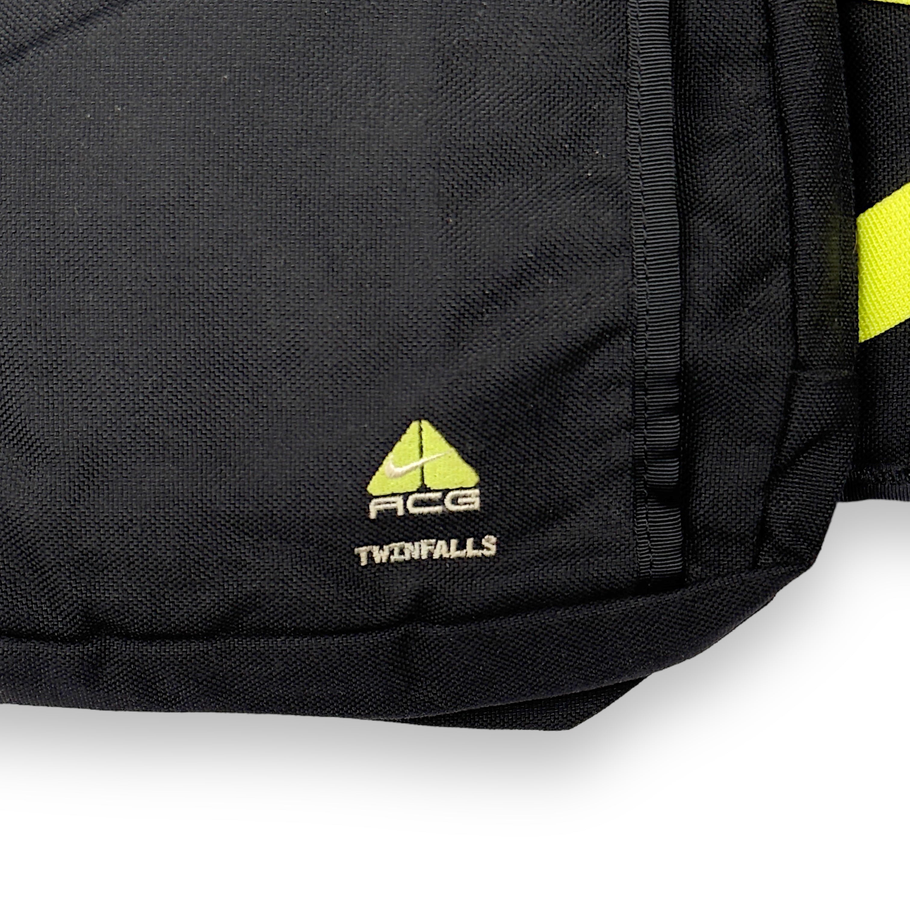 NIKE ACG 2000s TWINFALLS SIDEBAG (BLACK/GREEN) – Archivology