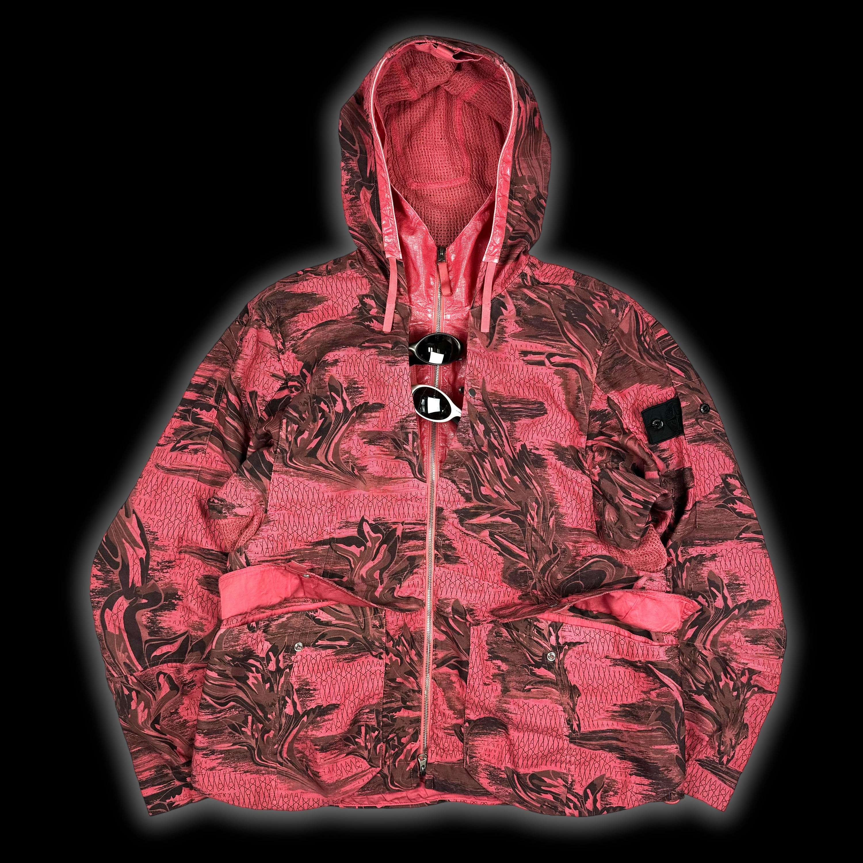 SS22 PRINTED LINEN CORDURA TC JACKET