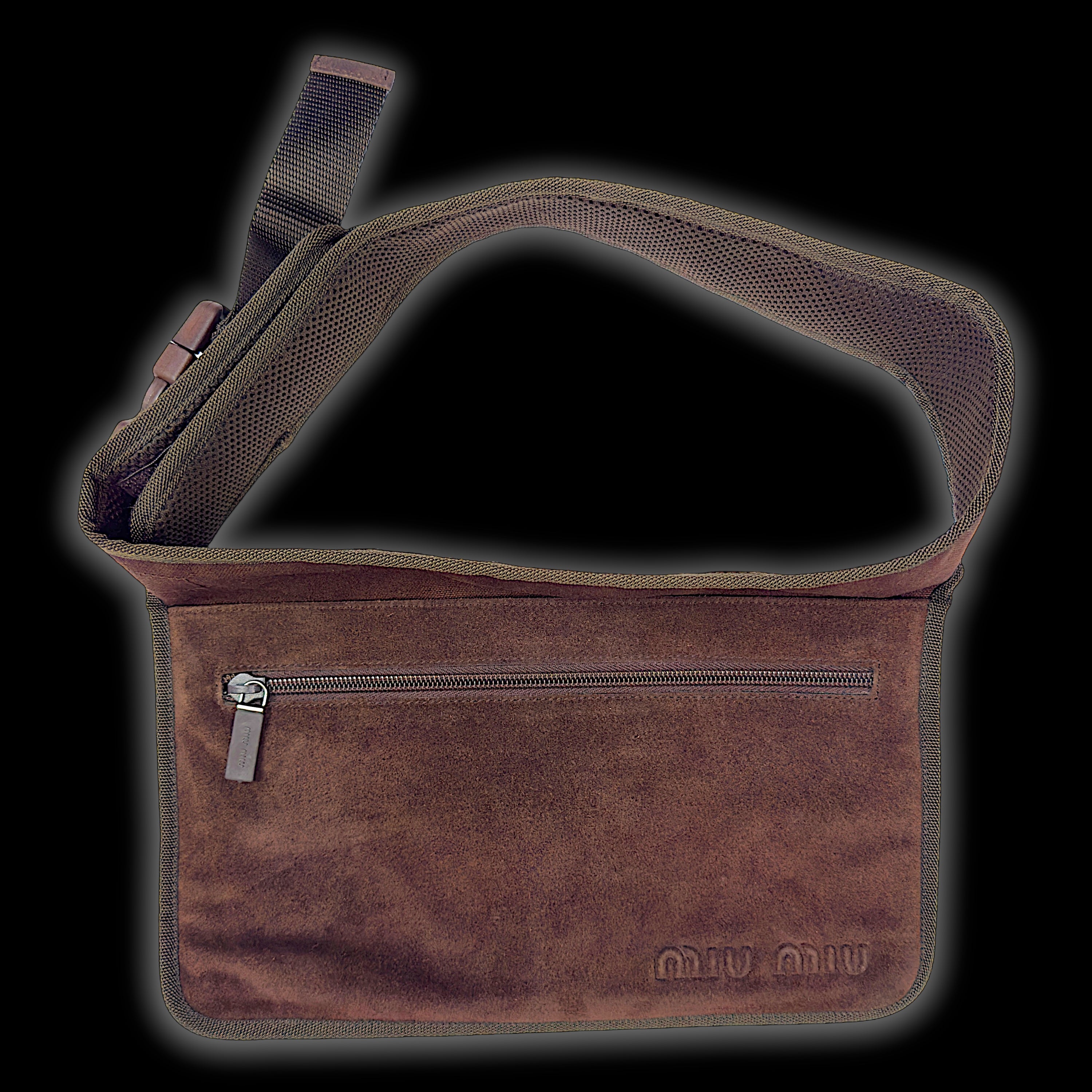 SS99 SUEDE LEATHER WAIST BAG