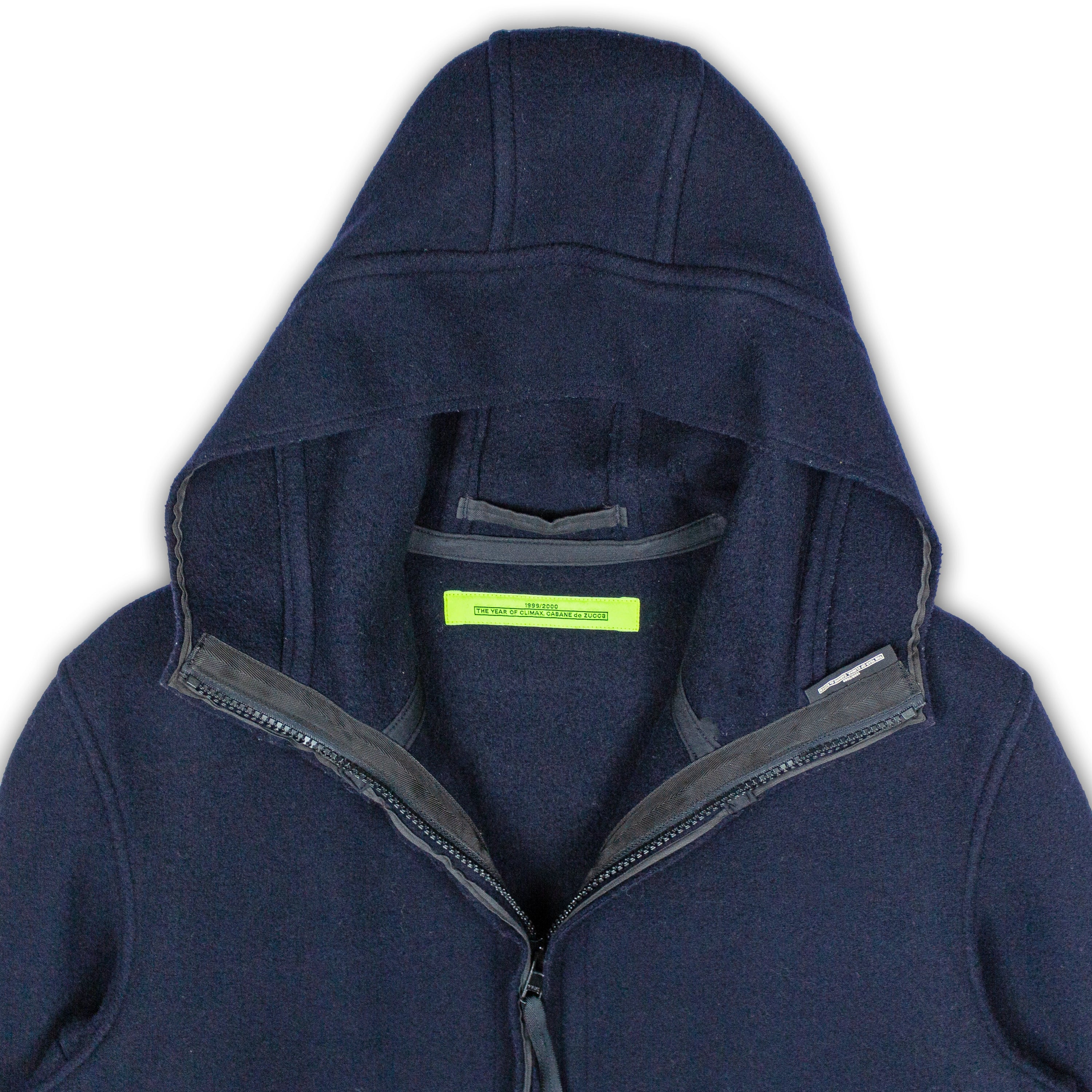 1999/2000 "Year of The Climax" Hooded Wool Coat