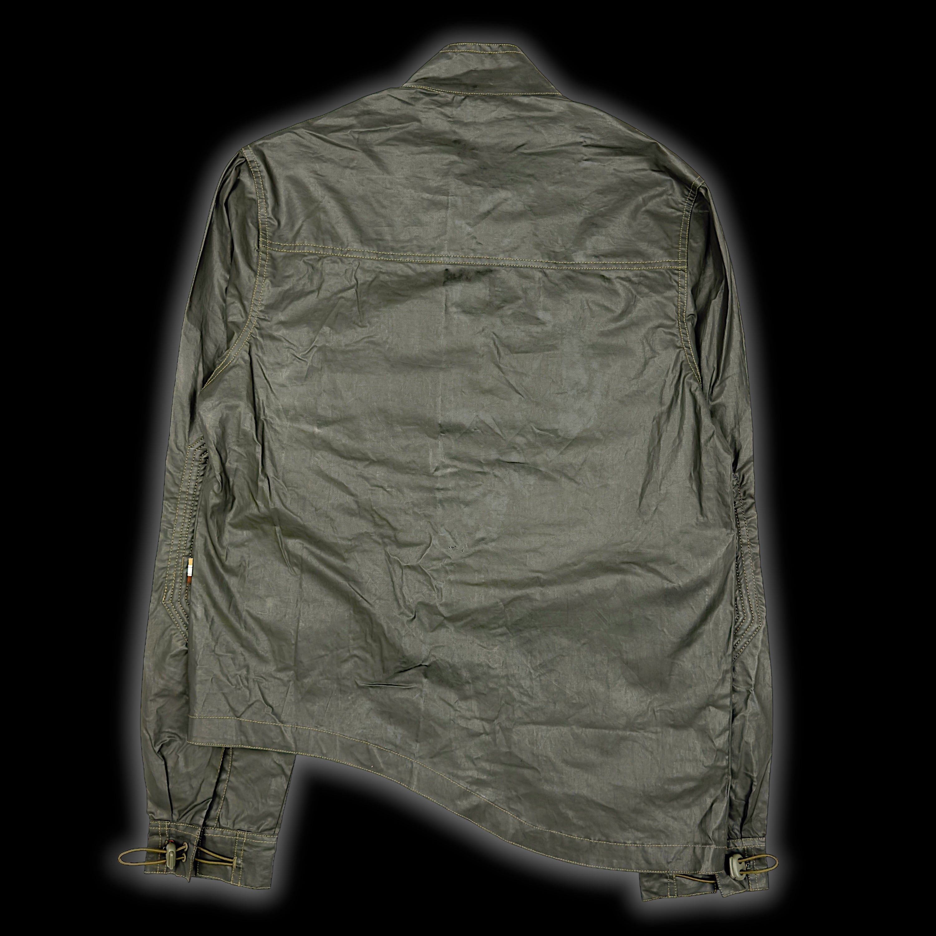 FW99/00 ASYMMETRIC SHOWER REPELLENT JACKET