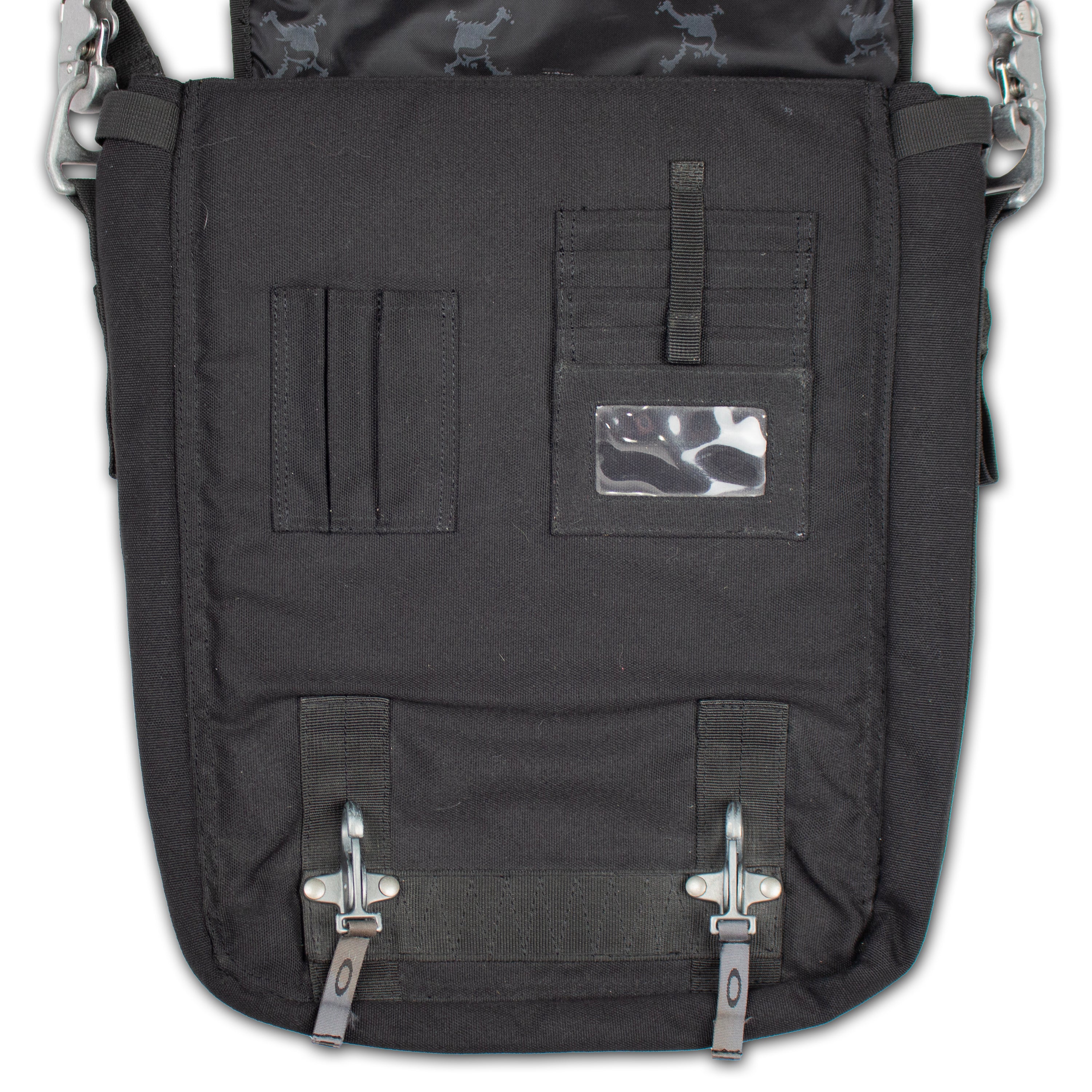 Early 2000s Vintage Oakley Tactical Field Gear Laptop Bag inner view