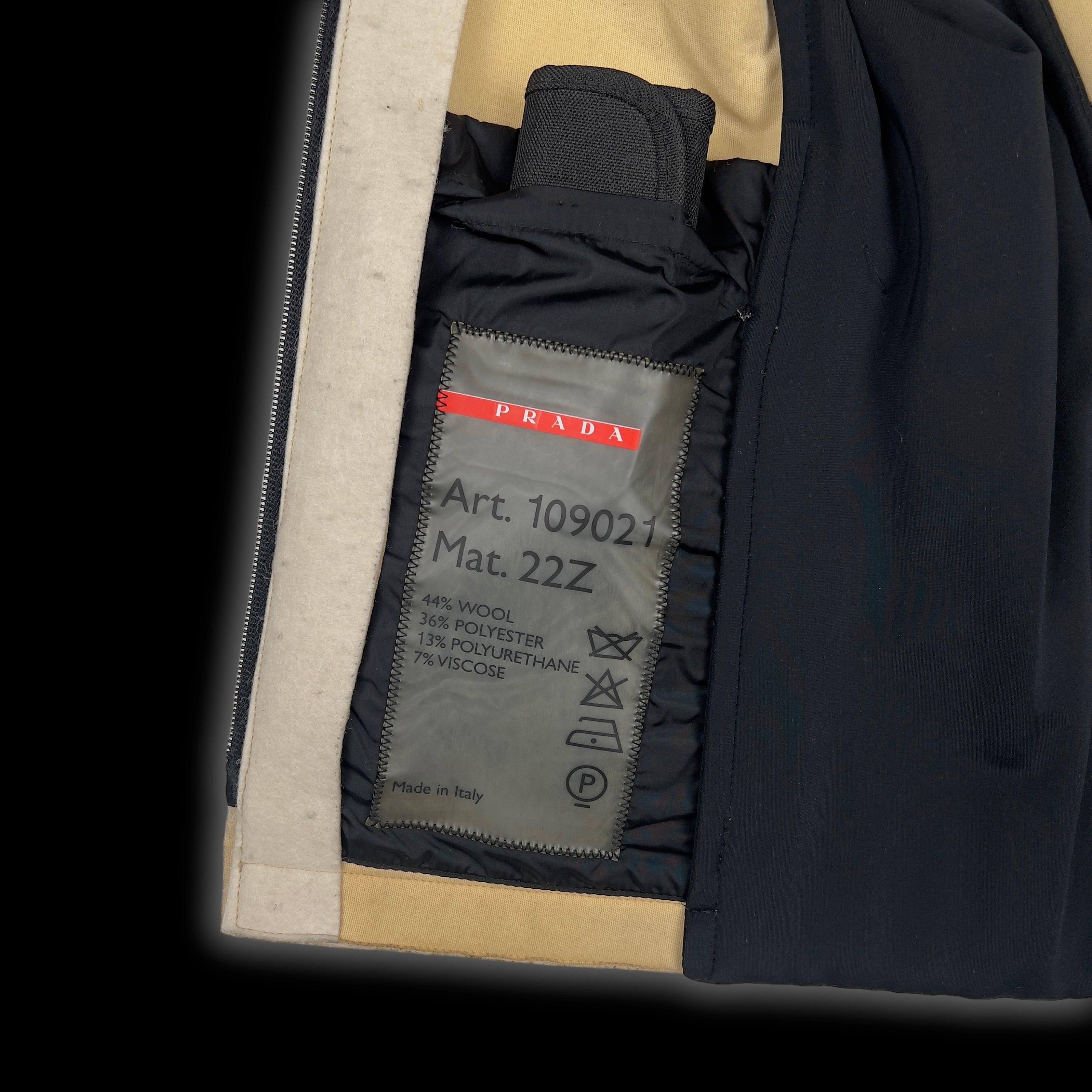 SS00 Wool Zip-Up Vest
