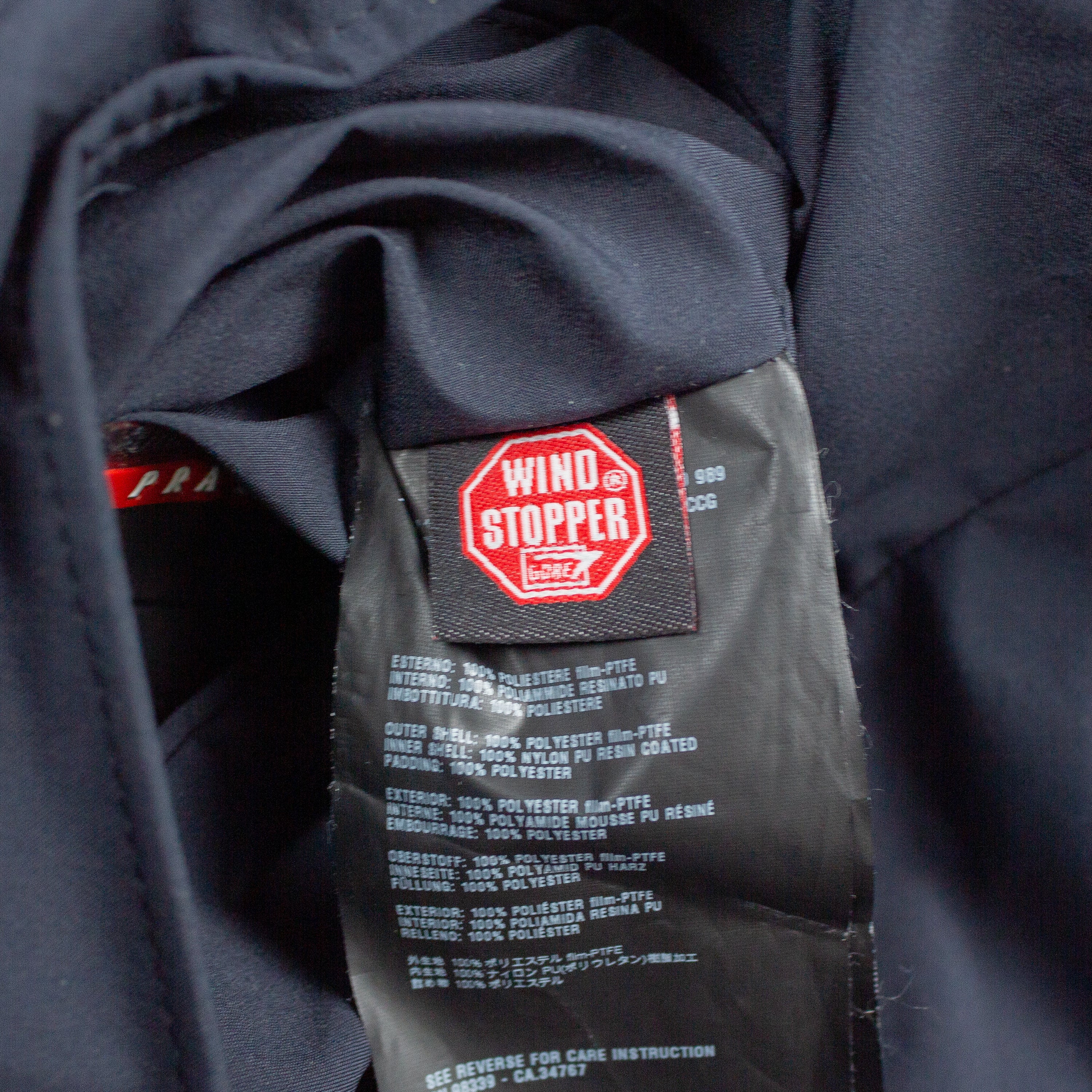 FW10 Pinstripe Reversible Gore-Tex Coat