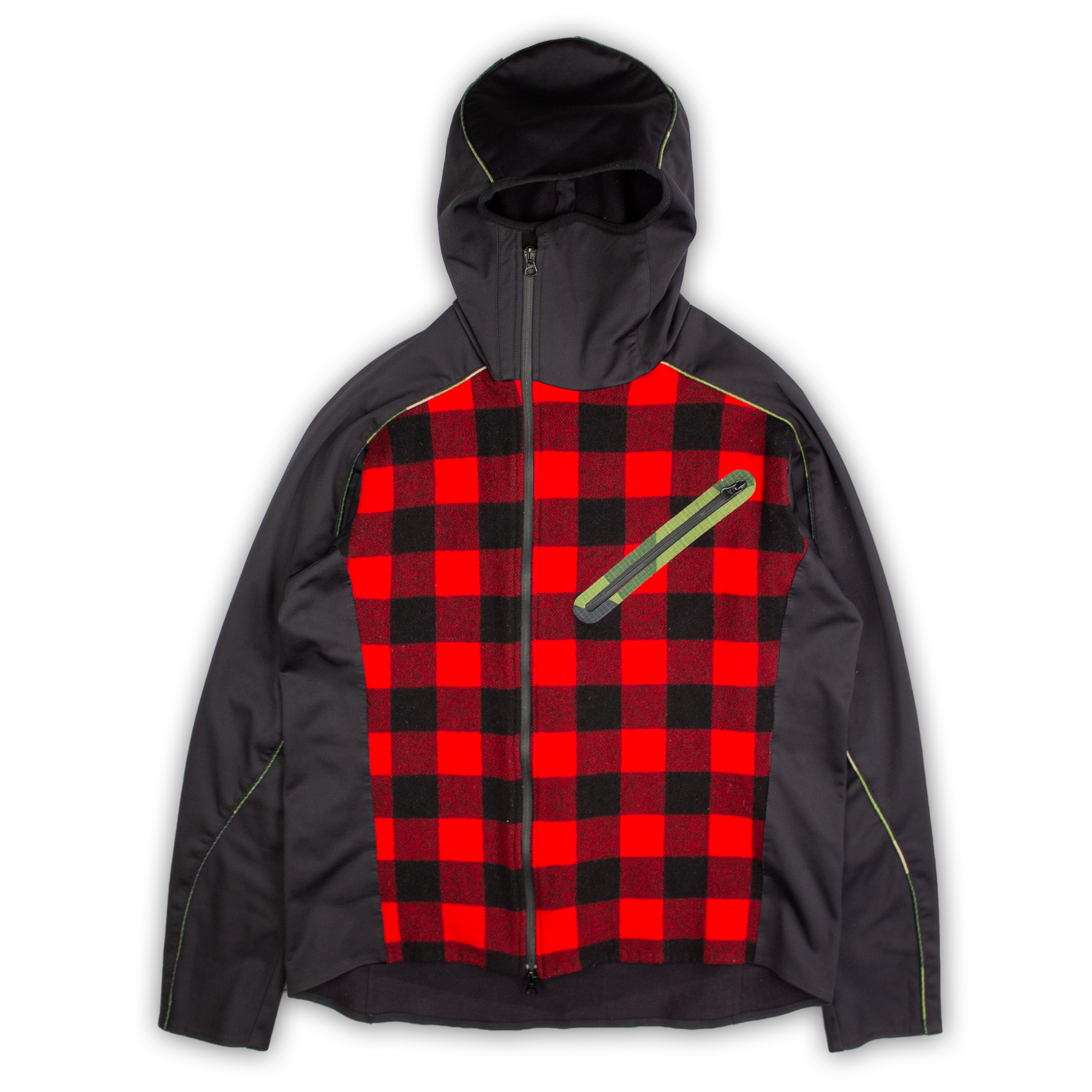 Plaid Ninja Hooded Jacket