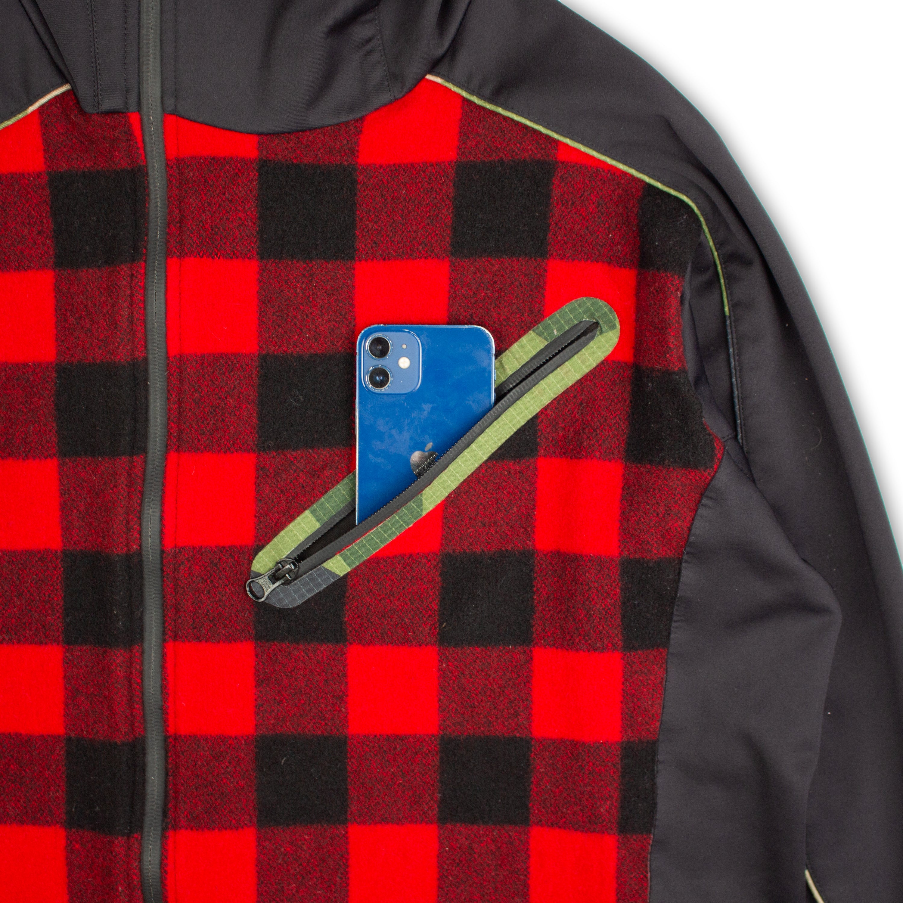 Plaid Ninja Hooded Jacket