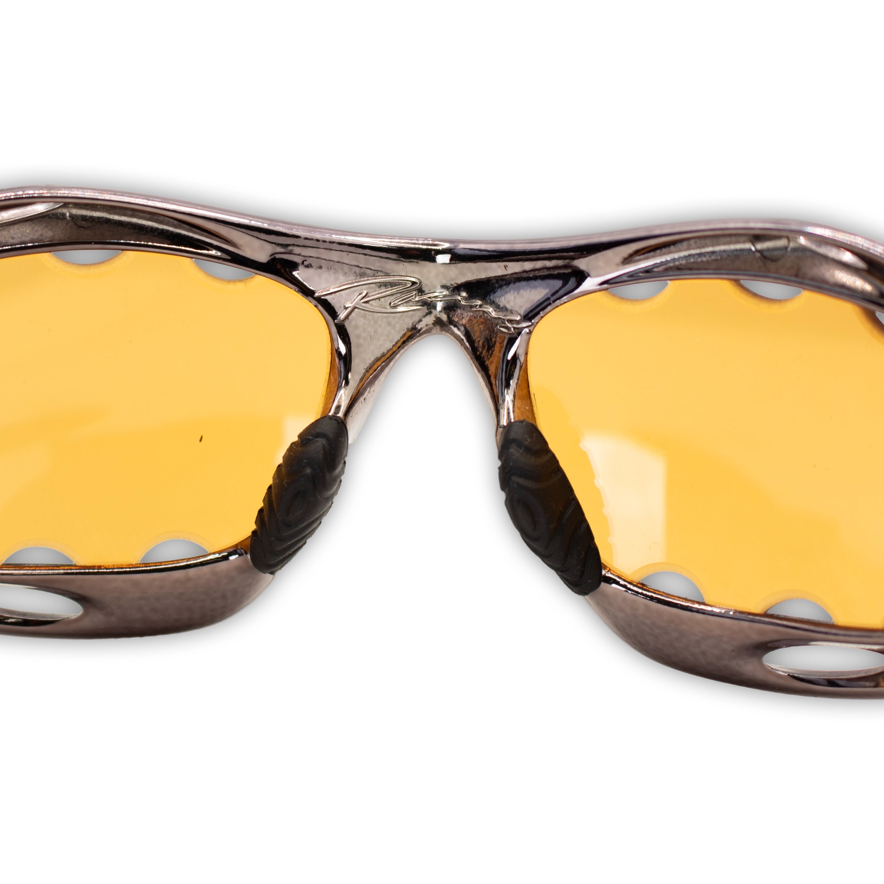 PRO RACING JACKET (FMJ DARK CHROME W/ G30 PERSIMMON VENTED LENSES)