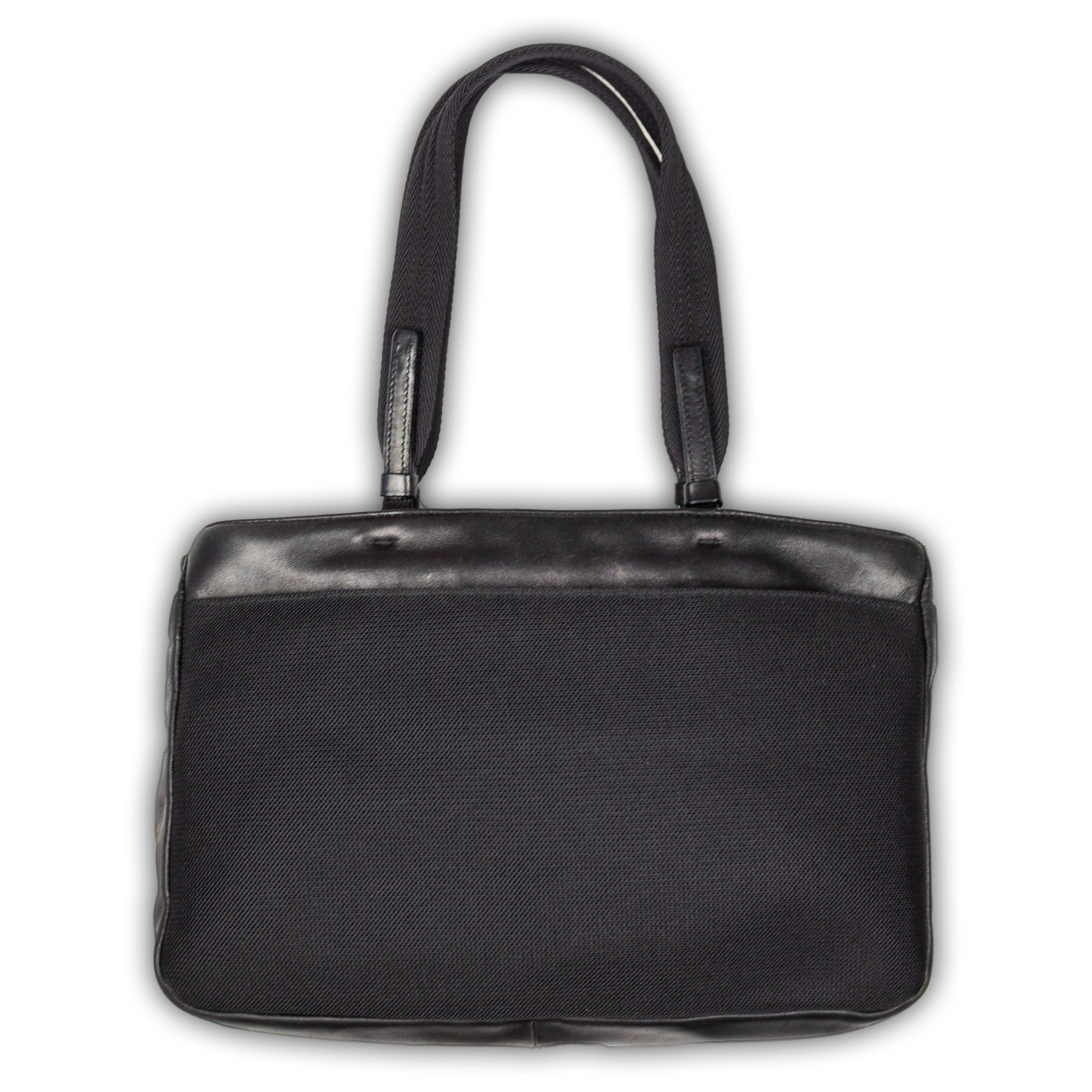 FW1999 LEATHER & MESH HANDBAG