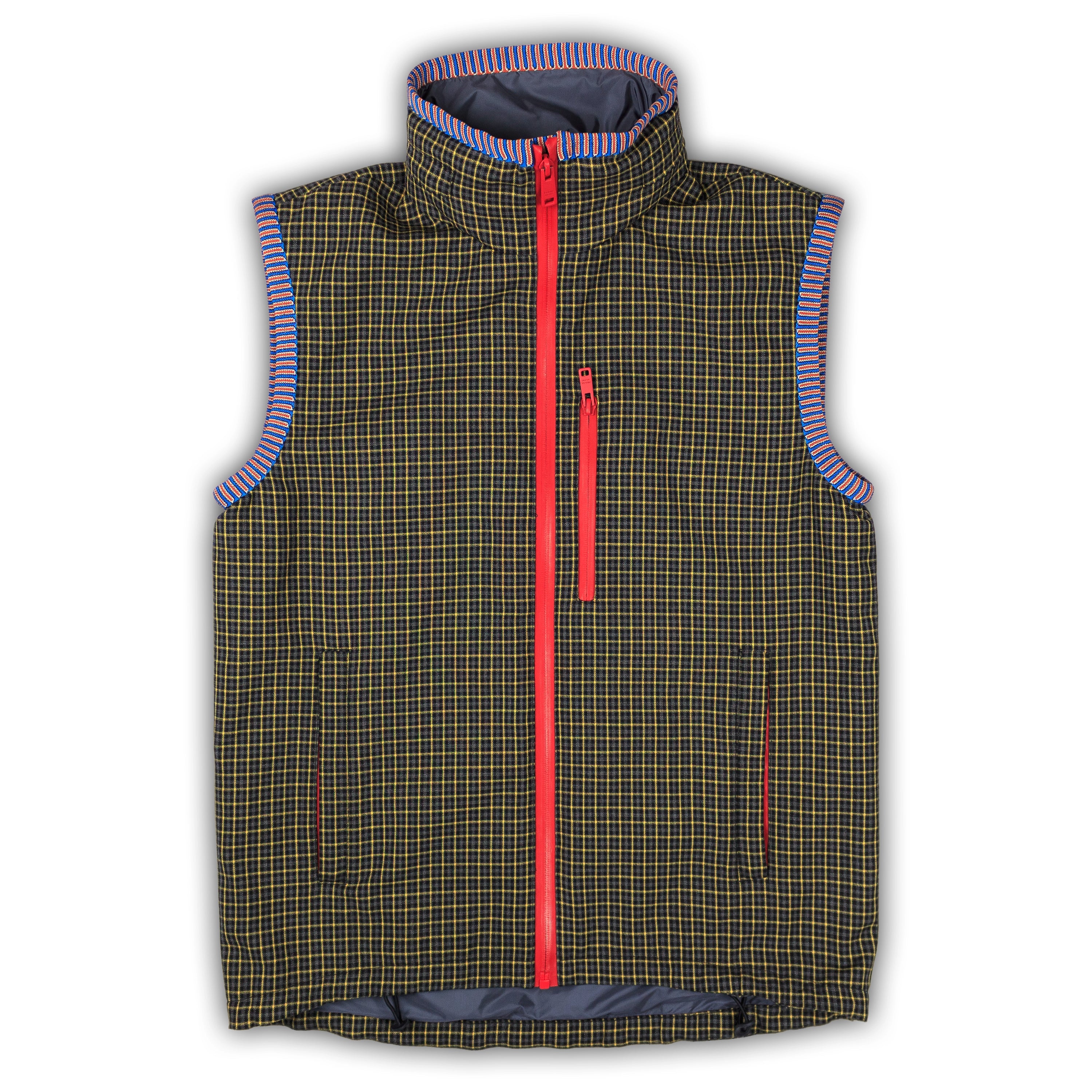 SS17 Plaid Technical Vest