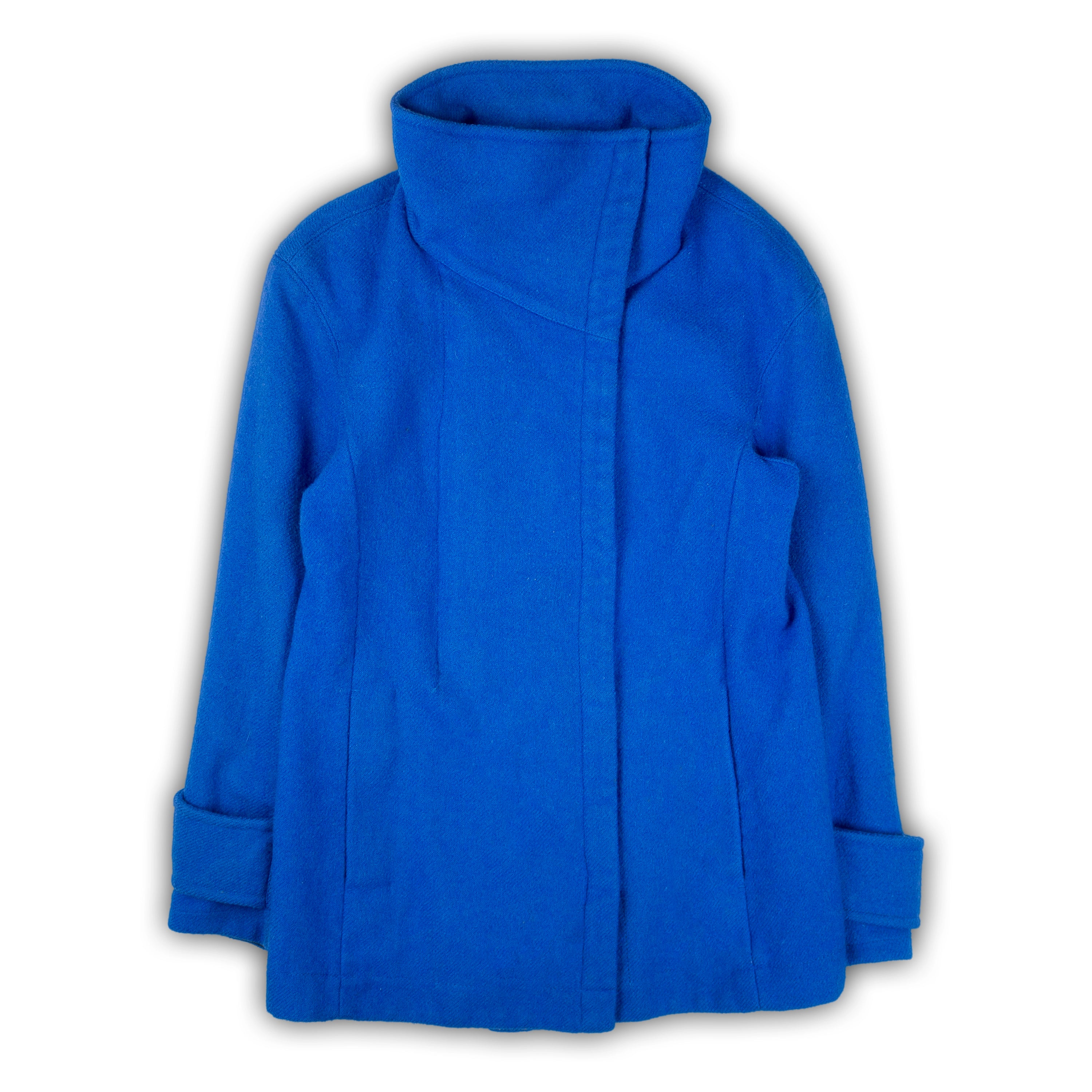 SS2000 virgin wool funnel neck jacket