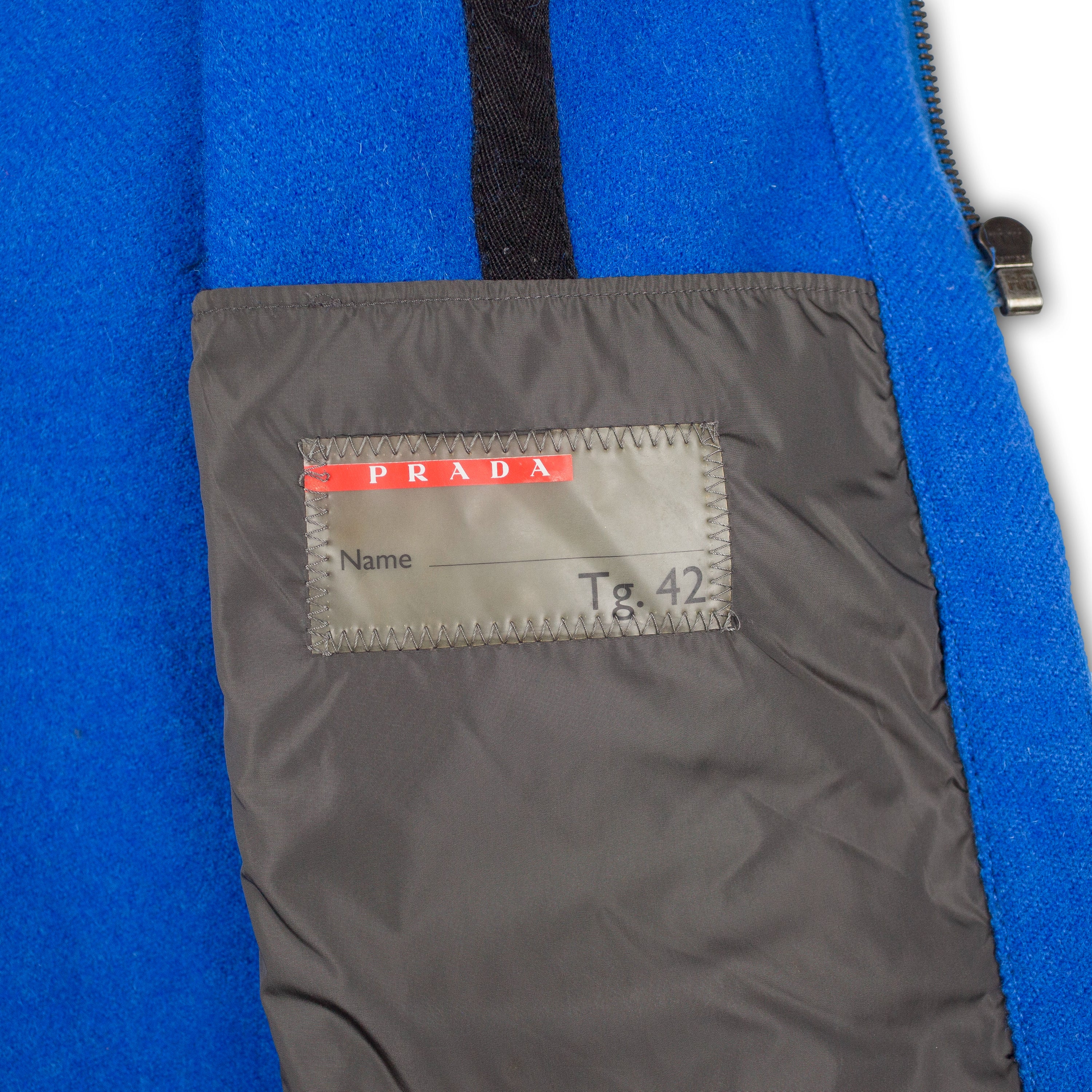 SS2000 virgin wool funnel neck jacket