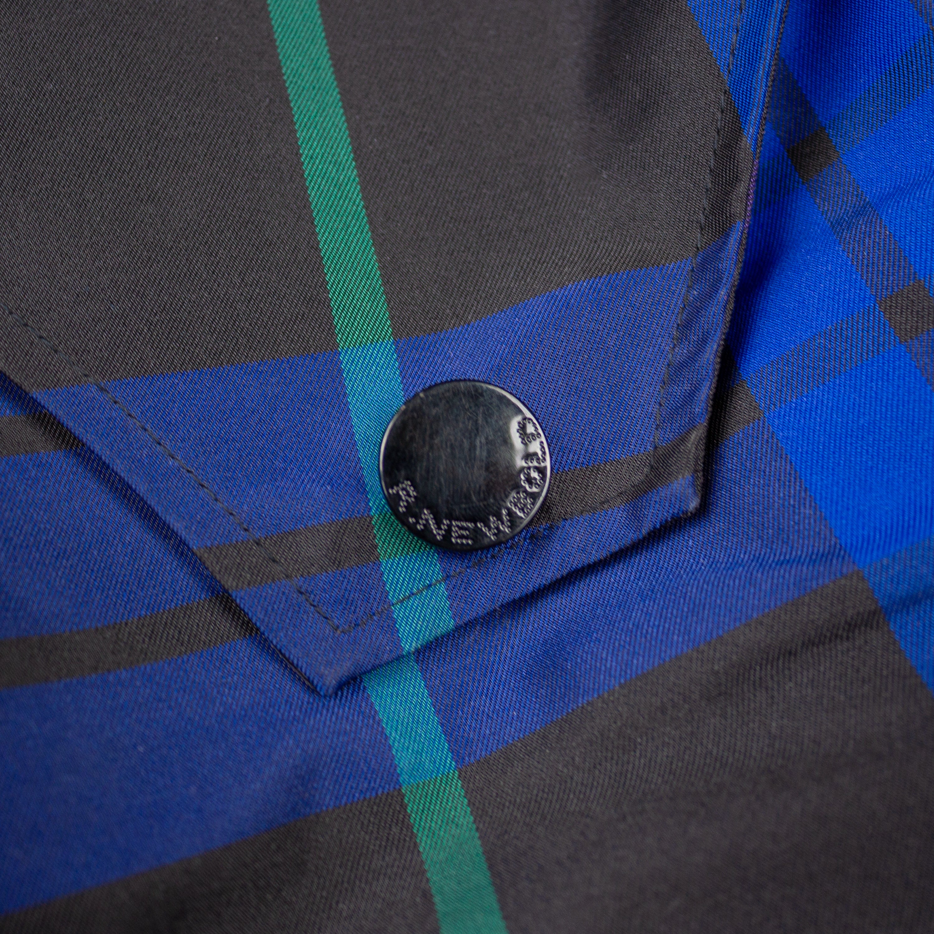 BLUE PLAID WATER REPELLENT JACKET