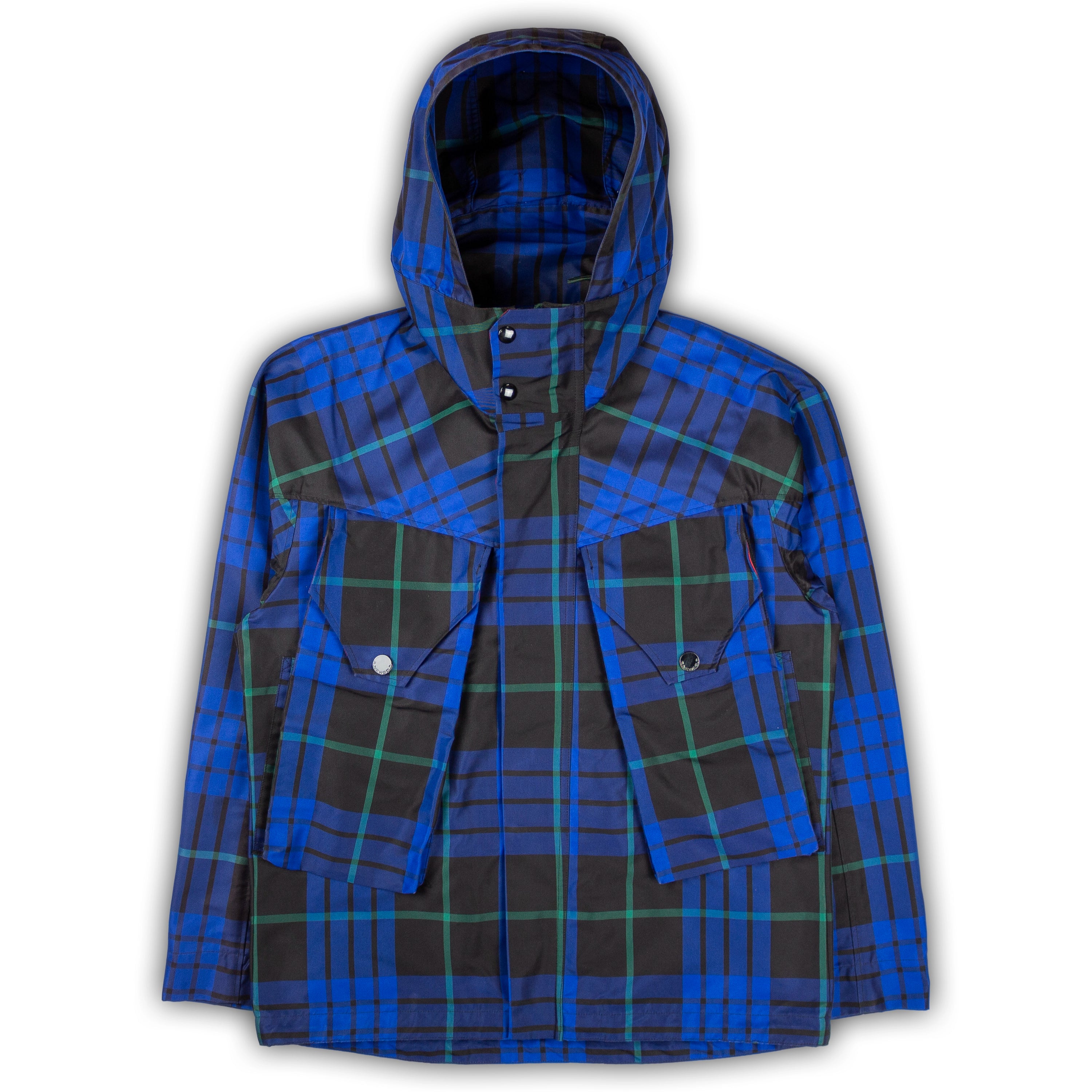 BLUE PLAID WATER REPELLENT JACKET