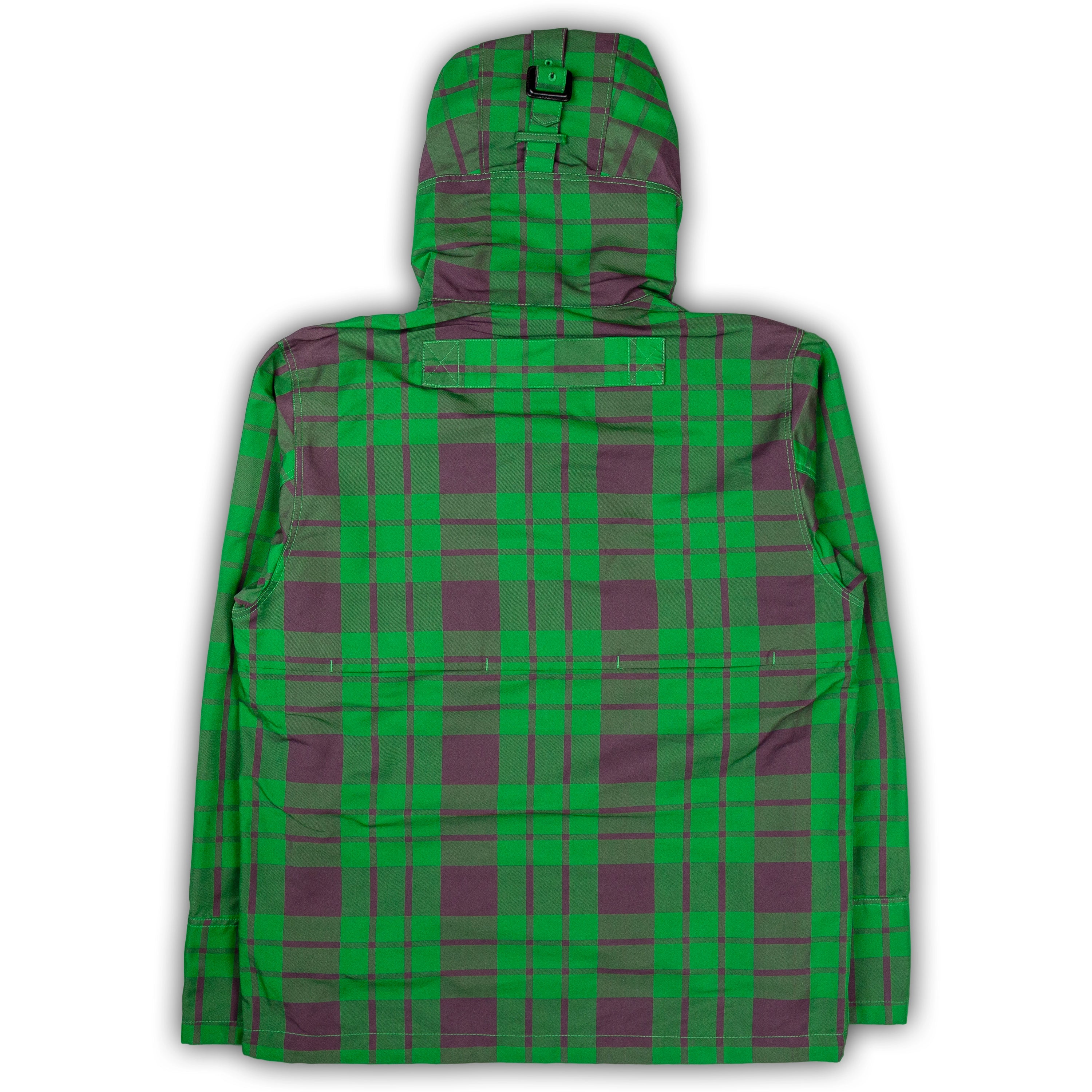 GREEN PLAID WATER REPELLENT JACKET