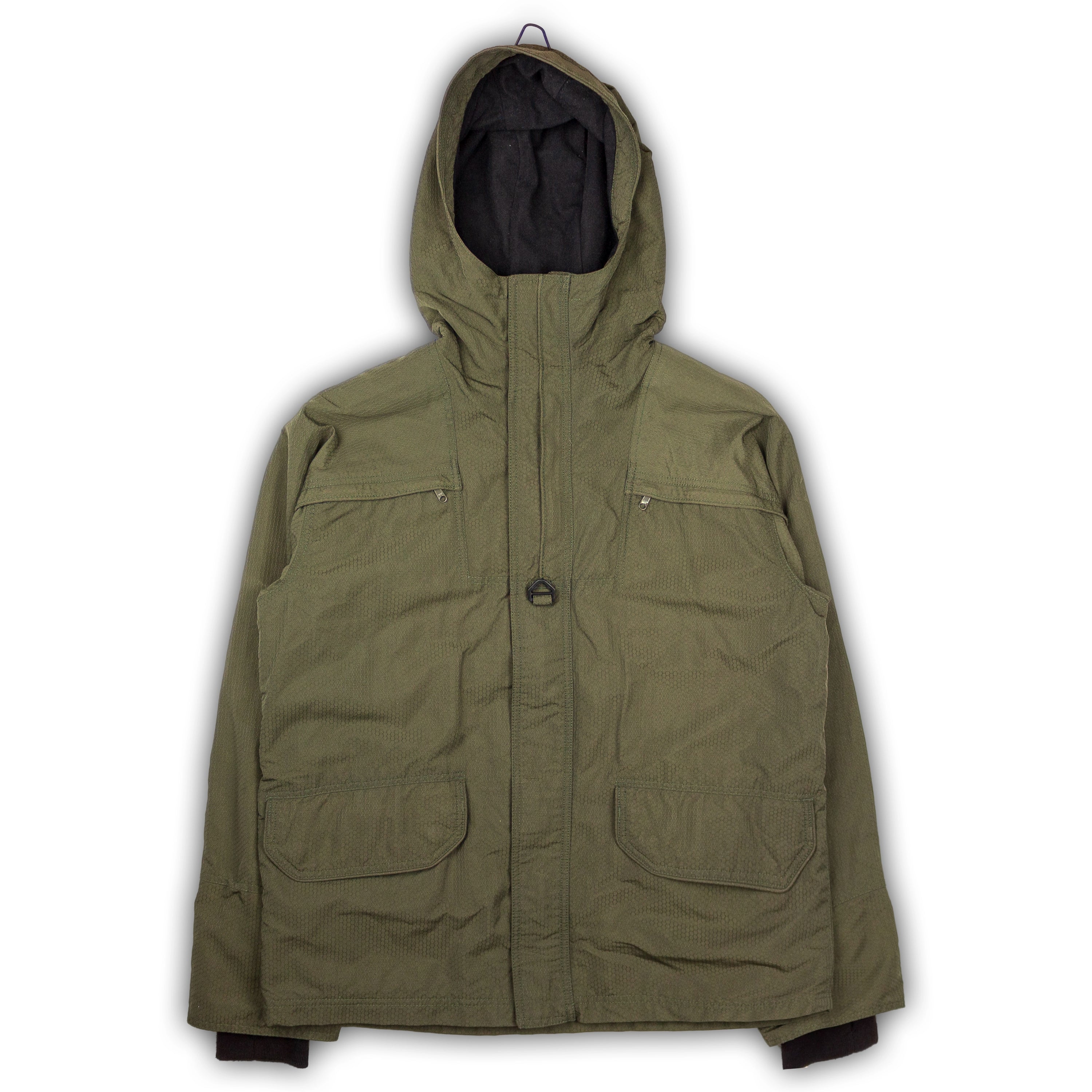 HEX-PRINT CARGO JACKET